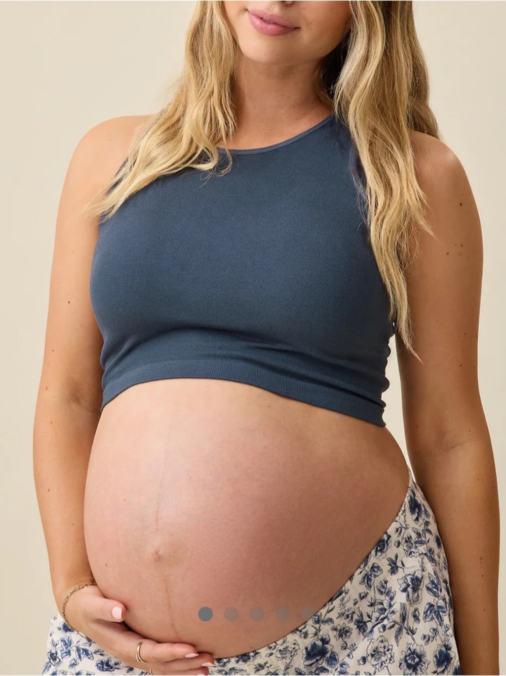 NWOT Kindred Bravely Bamboo Maternity & Nursing Longline Bra Top